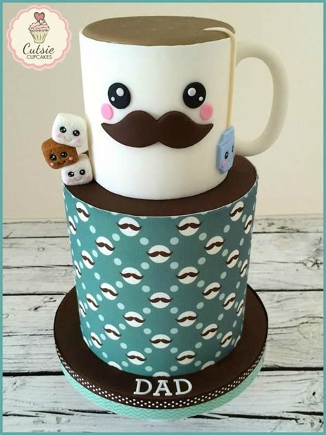 You want it to be instagrammably cute, but not so cute that it breaks your heart when said. Father's Day Themed Cake / Fathers Day Cake Ideas 2019