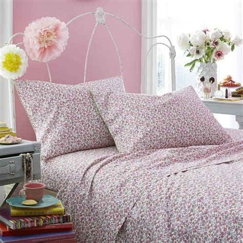 Lady Pepperell Cezanne Floral 144 Thread Count Cotton Percale 4 Piece Sheet Set Queen Walmart