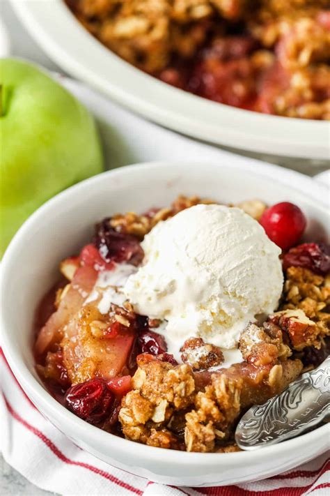 Cranberry Apple Crisp With A Crunchy Topping Spend With Pennies