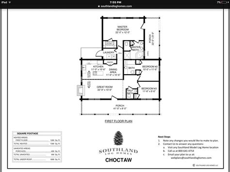 Choctaw Southland Log Homes Small House Plans Pinterest