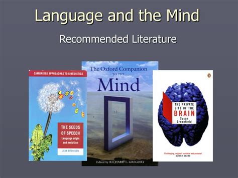 Ppt Language And The Mind Powerpoint Presentation Free Download Id