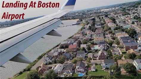 Landing At Boston Logan International Airport Bos Spectacular View