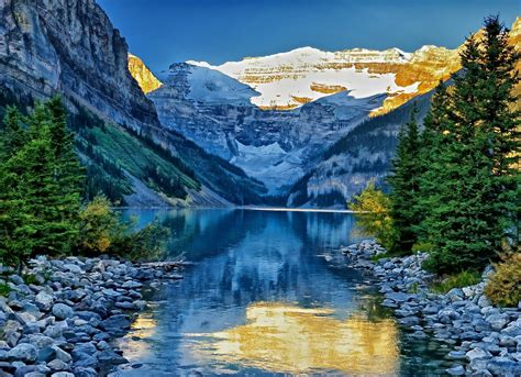 Обои Canada банф канада озеро Lake Louise Alberta горы Banff