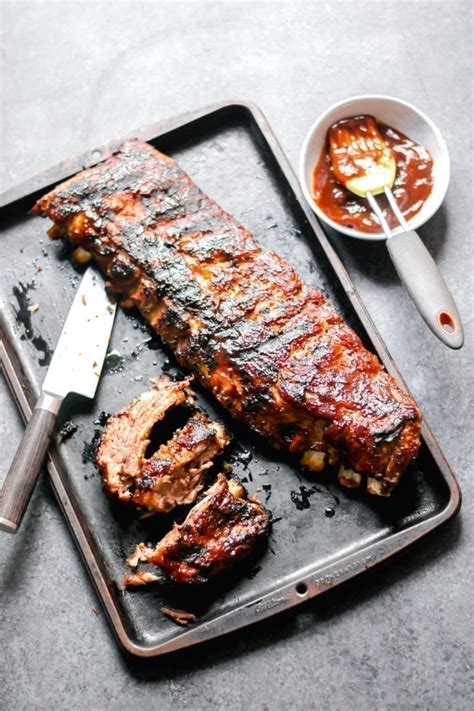 This final turn on the grill is going to give the ribs a drier surface so that you get some texture out of the bite. Grilled BBQ Ribs on a Gas Grill | Sarcastic Cooking