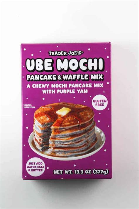 Trader Joes Ube Mochi Pancake And Waffle Mix