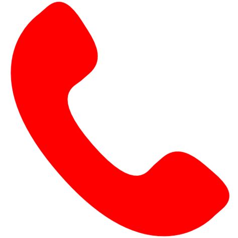 Red Phone Icon Png Clipart Best