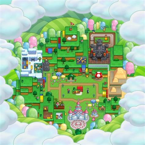 First Look Map Of Super Nintendo World At Universal Studios Hollywood