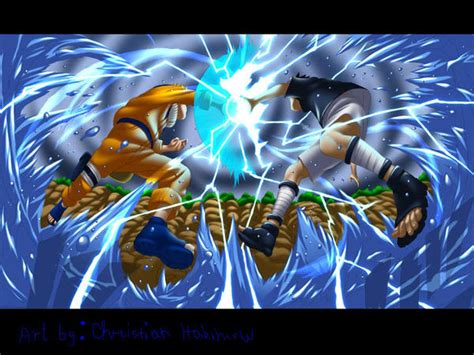 Naruto Fighting Sasku By Habihirwe6 On Deviantart