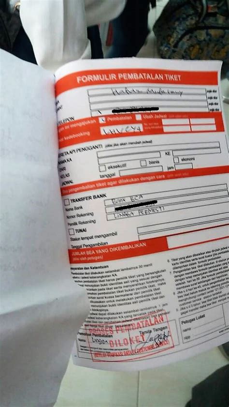 Maybe you would like to learn more about one of these? Contoh Surat Kuasa Pembatalan Tiket Kereta Api Doc ...