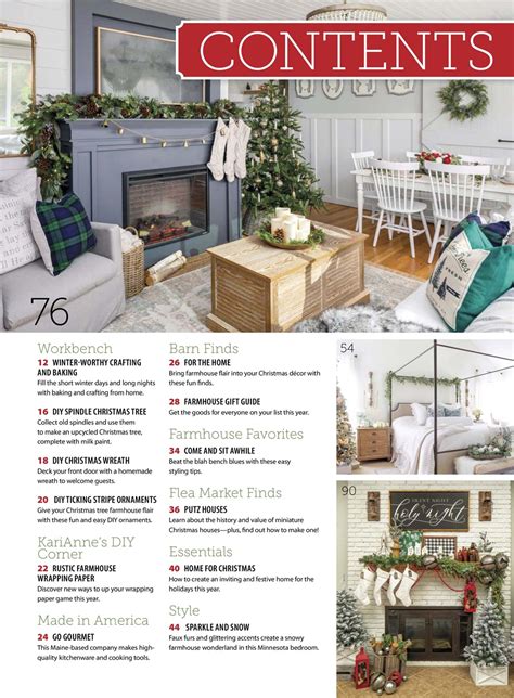 American Farmhouse Style Magazine Afs Dec Jan Back Issue