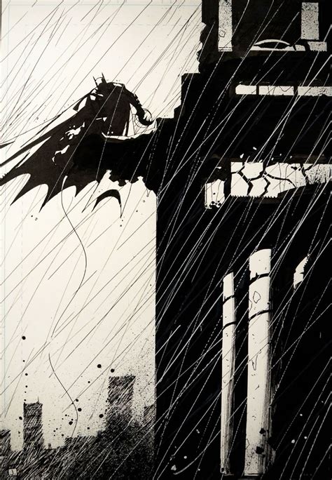 Mark Jock Simpson Batman Batman Begins Mood Sheet Comic Art Batman