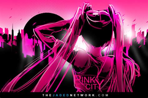 Vocaloid Pink City Desktop Wallpaper The Jaded Network