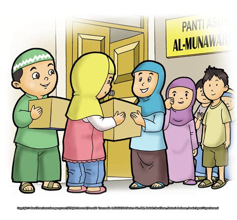 Kata Nabi Keutamaan Sedekah Di Bulan Ramadhan Muslim Pictures Cartoon Background Cartoon