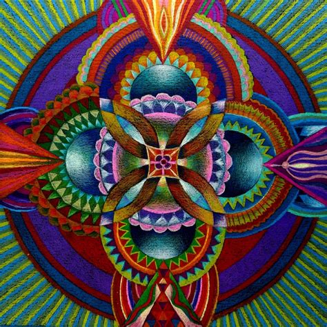 Mandala Awakening Spiritual Art Print Meditation Etsy