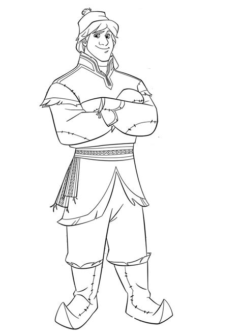 kristoff frozen 2 coloring pages - Clip Art Library
