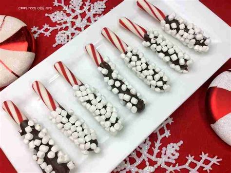 Easy Chocolate Dipped Peppermint Sticks Recipe Cool Moms Cool Tips