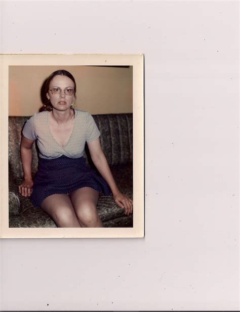 my wife judy at age 30 wife polaroid film age 30