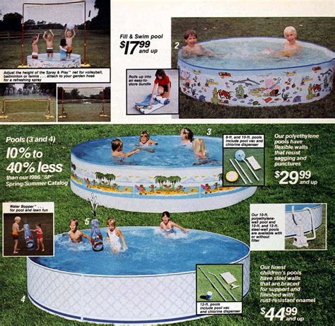 Vintage Above Ground Pools Like These Made Swimming And Summer Water Fun