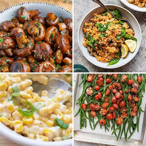 These tasty and healthy vegan side dish recipes full of veggies are perfect for bbq, a potluck, a cookout, thanksgiving, or just for dinner. Elegant Vegetable Side Dish Recipes : 66 Best Vegetable Side Dish Recipes Easy Vegetable Recipe ...