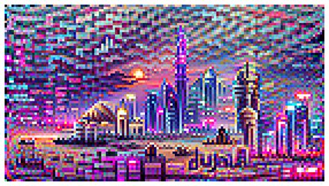 Buildings Pixel Art Maker