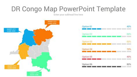 Dr Congo Map Powerpoint Template Ciloart