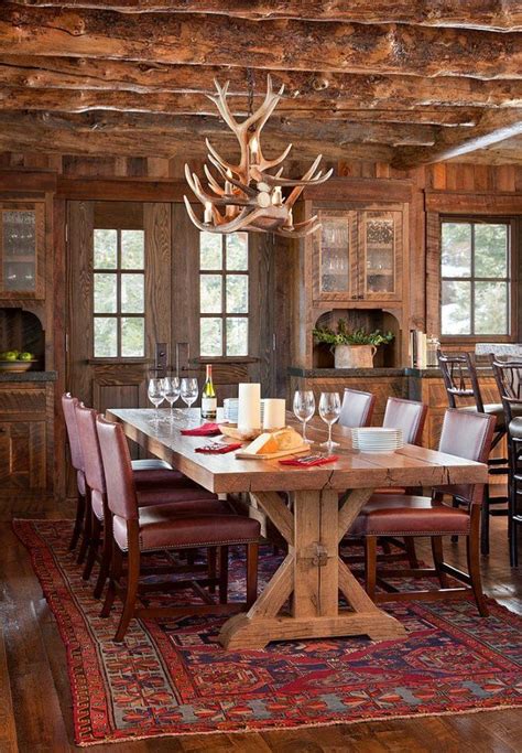 Old West Inspired Luxury Rustic Log Cabin In Big Sky Montana In 2020