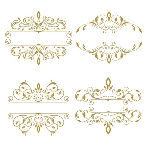 Collection Of Ornament Frame Gold Clipart Vintage Gold Png And