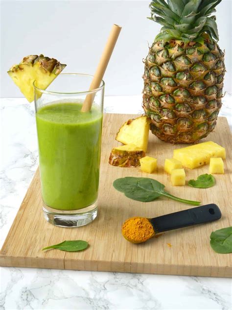 Pineapple Turmeric Anti Inflammatory Smoothie Living Fresh Daily