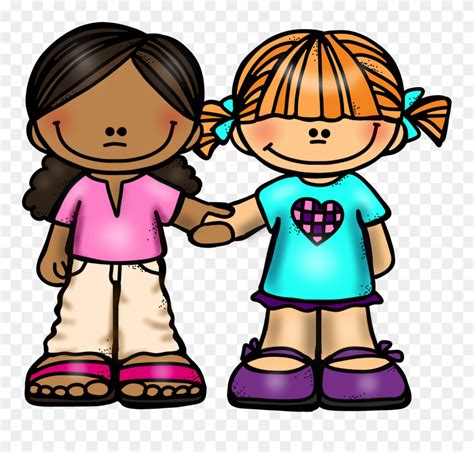 Girl Friends Holding Hands Two Friends Holding Hands Clipart Png