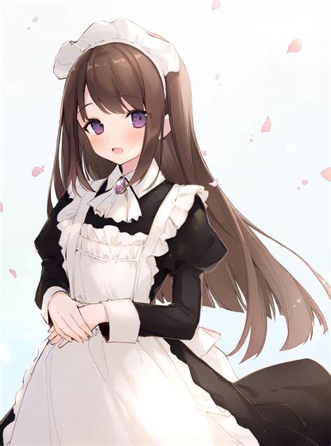 Maid With Blushed Face Original R Animemaids