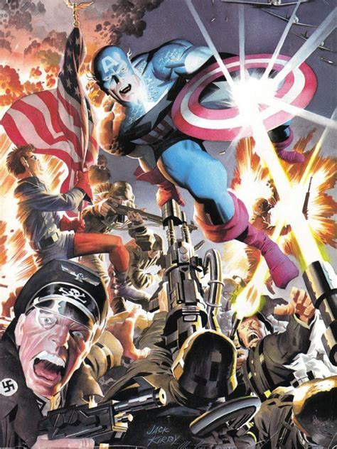 Jack Kirby Pencilsink Jack Kirby Colors Alex Ross Captain America
