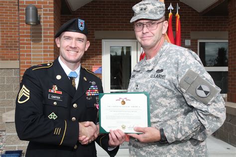 Staff Sgt Ty Carter Receives The Meritorious Service Medal Article