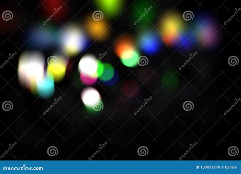 Abstract Bokeh Background Bokeh Overlay Blurred Lights Colorful