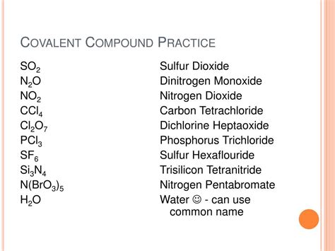 Ppt Naming Covalent Compounds Powerpoint Presentation Free Download