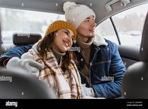 Couple In Back Seat Car Hi Res Stock Photography And Images Alamy