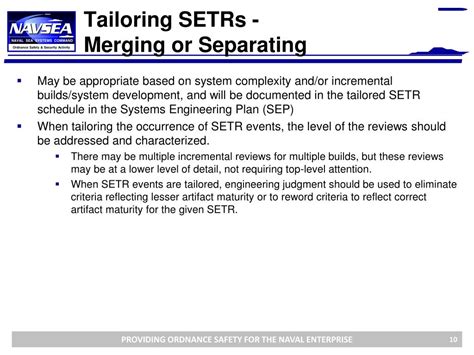 Ppt Safety In Systems Engineering Technical Review Setr Tutorial