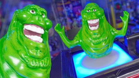 Levitating Ghostbusters Slimer And Light Up Ghost Trap Review