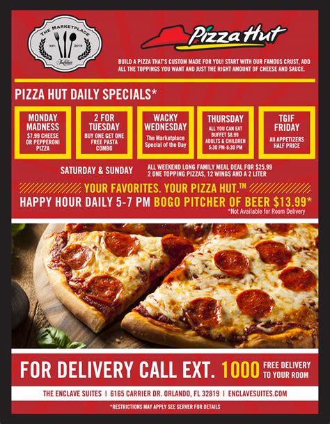 Pizza hut is really a pizza chain junk food restaurant using more than 11,000 locations inside the world. Orlando Hotel Suites | Pizza Hut Express - Orlando Dining ...