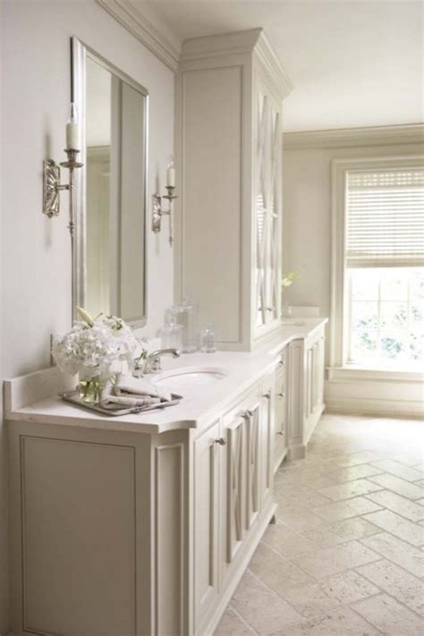 Travertine tile countertops & slabs. Travertine Countertops - French - bathroom - Linda ...