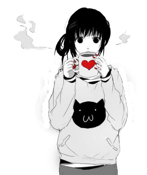Anime Png Black And White Transparent Anime Black And Whitepng Images
