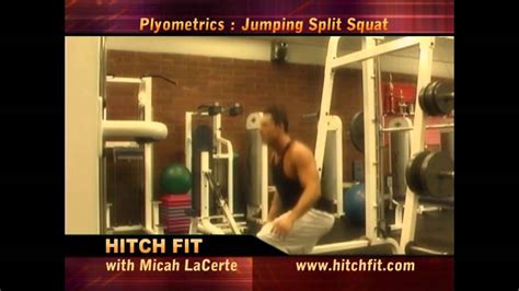 How To Perform Jumping Split Squat Hitch Fit Youtube