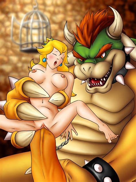 Rule 34 Bowser Female Jocarra Male Mario Series Nintendo Penis