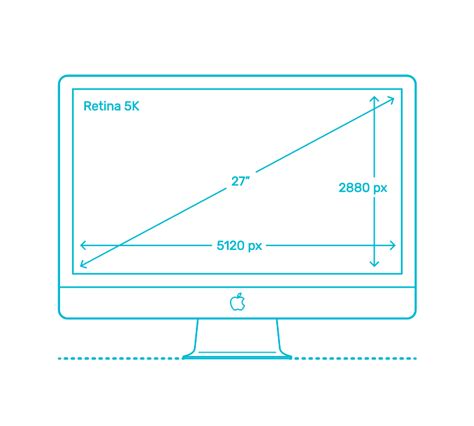 Apple Imac 27 2019 Dimensions And Drawings