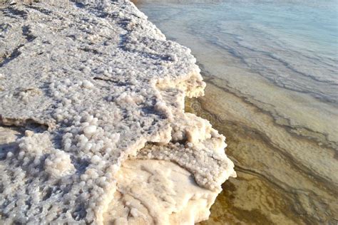 Dead Sea Salt Natural Mineral Salt Formations At The Dead Sea Salt