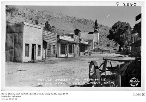 Old Movie Street, Old Kernville CA CIR. 1947 | California ...
