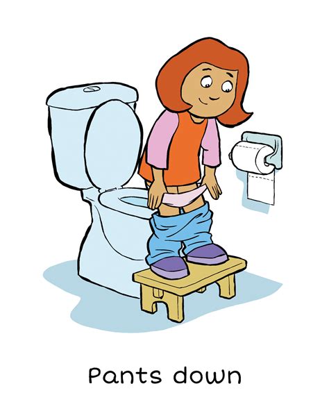 Toilet Time Visual Cards For Girls Learning To Use The Toilet For Wee