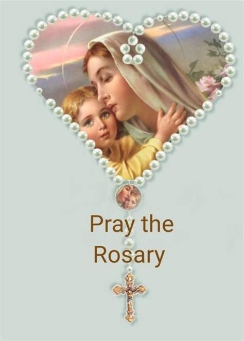 Our Lady Of The Rosary Pray For Us Rosary Prayer Praying The Rosary