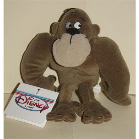 The Disney Store George Of The Jungle Ape Bean Bag Plush With Tag