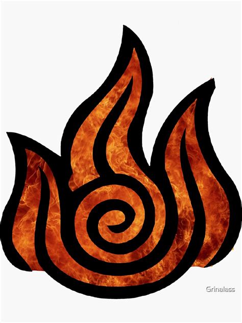 Firebending Avatar The Last Airbender Sticker By Grinalass Redbubble