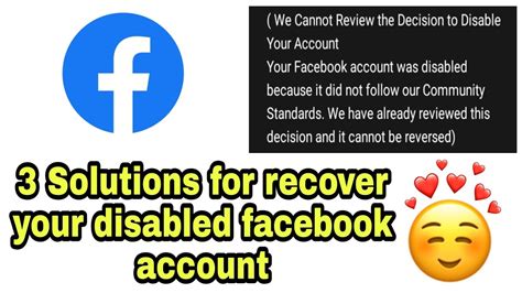How To Recover Disabled Facebook Account Recover Disabled Fb Account Facebookaccountrecovery